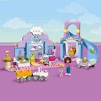 LEGO Gabby’s Dollhouse Gabby’s Kitty Care Ear Animal Playset for Kids, Pet Pretend-Play Entertainment Toy with a Pink Car, Slide, and Figures, Cat Toy Gift for Girls and Boys Ages 4 and Up, 10796