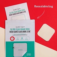 Soo'AE Patch Carré Clair Arbre À Thé Par sachet : 2 patchs