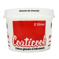Crème glacée Coaticook aux brisures de chocolat 2 l