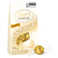 Truffes LINDOR au chocolat blanc de Lindt – Sachet (150 g) Sachet 150g