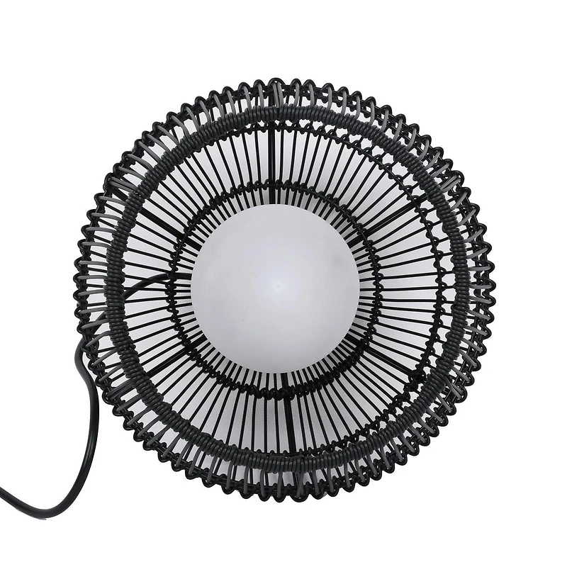 Better Homes and Gardens - Pendentif noir tissé de 11 pouces