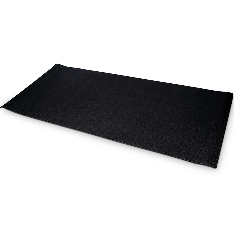 Tapis de sol robuste pour tapis roulant et équipement d'exercice - Noir