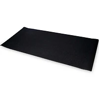 Tapis de sol robuste pour tapis roulant et équipement d'exercice - Noir