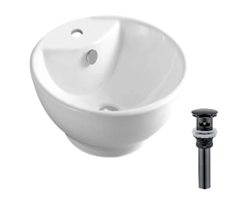 DROP Bath and Kitchen DR091358 Bathroom Vessel Sink Set