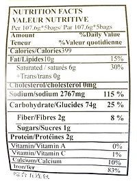 Vermicelles assortiment de Baijia 5 x 107,6 g