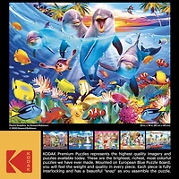 Kodak 350 Piece Jigsaw Puzzle - Playful Dolphins