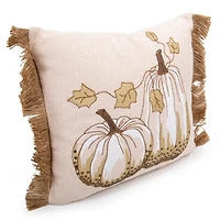 Truu Design Decorative "Hello Fall" Pumpkin Throw Pillow