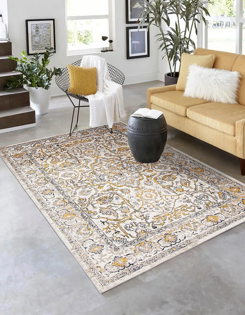 ECARPET Washable Oriental Area Rug & Runner for Kitchen, Bedside, Living Room, Bedroom, Hallway