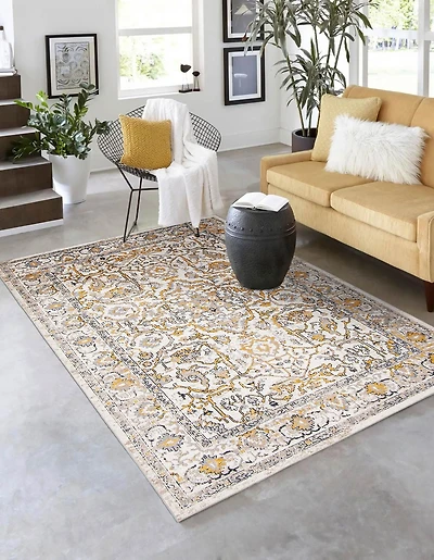 ECARPET Washable Oriental Area Rug & Runner for Kitchen, Bedside, Living Room, Bedroom, Hallway