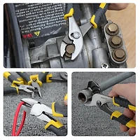 WorkPro Pliers Set - 6 Piece, Non-slip TPR handle
