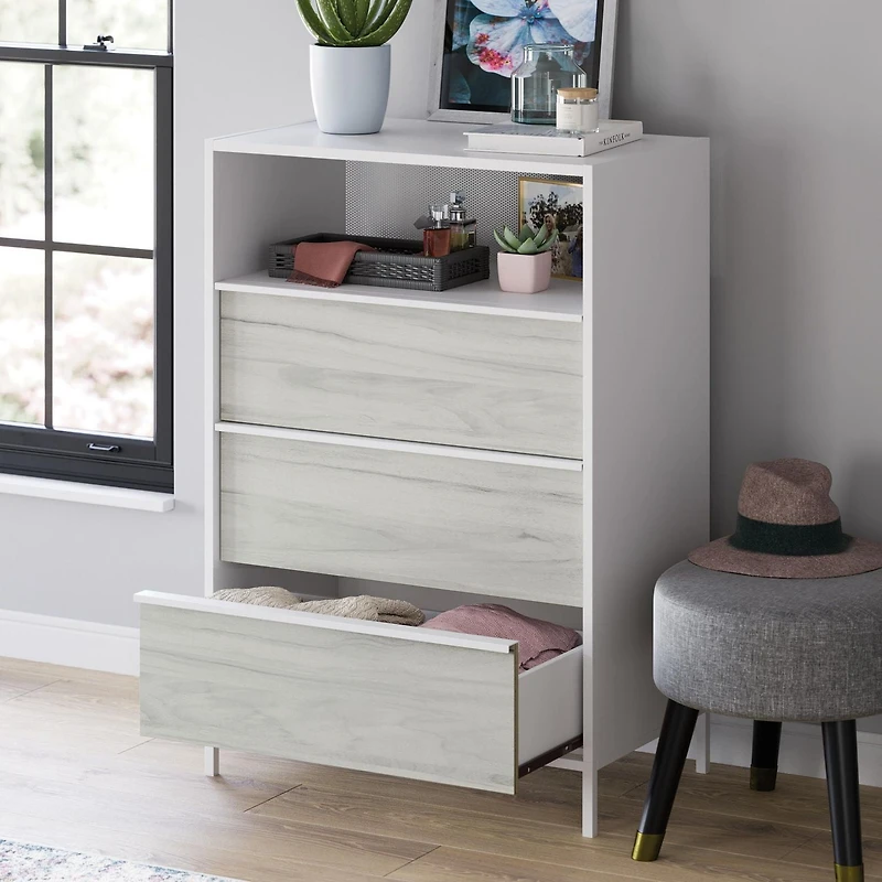Sauder® Collection Boulevard Café Commode 3 Tiroirs