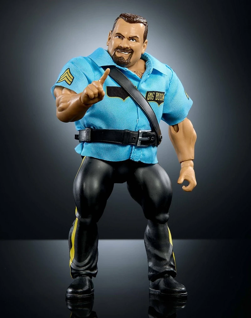 WWE Superstars Figurine articulée et accessoires Big Bossman