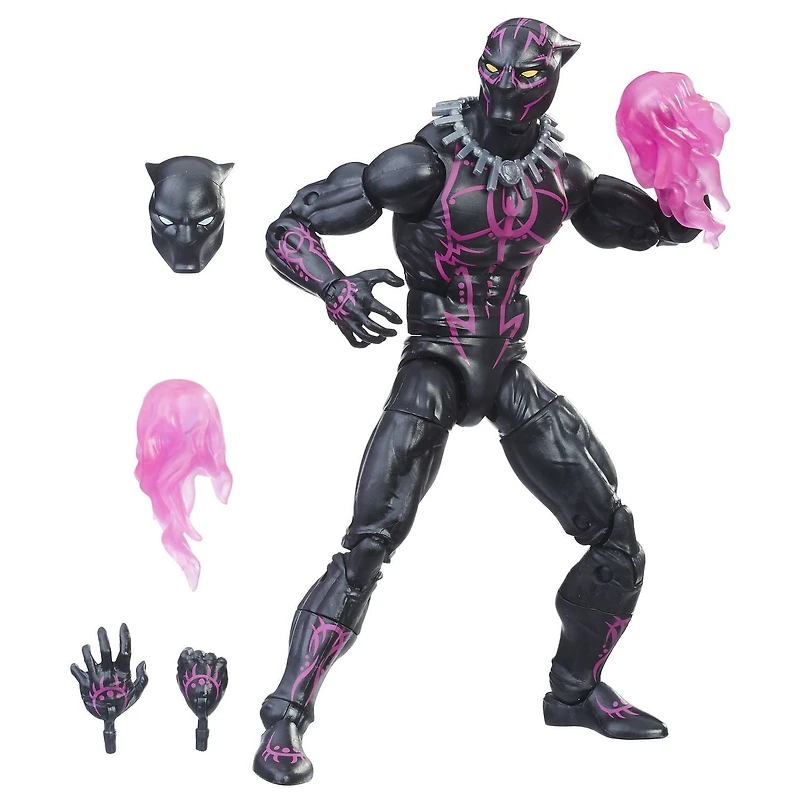 Marvel Legends Series - Figurine Black Panther en costume de vibranium de 15 cm