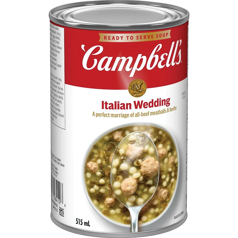 Campbell's® Ready to Serve Italian Wedding Soup, Shelf Stable, Ready to Serve Soup (515 mL)