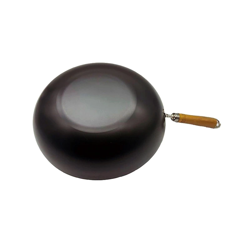 Starfrit Carbon Steel 11-inch (28 CM )  Wok, STARFRIT BLACK WOK