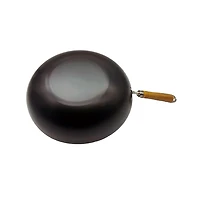 Starfrit Carbon Steel 11-inch (28 CM )  Wok, STARFRIT BLACK WOK