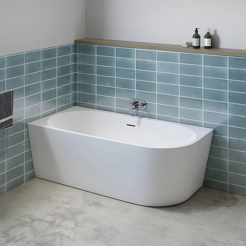 A&E Bath and Shower WILLIE-L CORNER BATHTUB