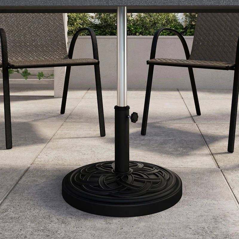 Socle de parasol en résine hometrends Résine anti-intempéries