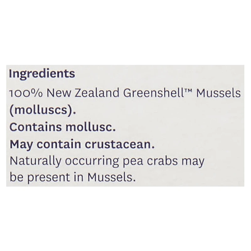 Talley's Moules Vertes De Nouvelle-Zélande, Demi-Coquille, Congelées, 454 g 454 g