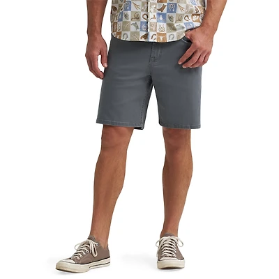 Short en denim extensible à cinq poches pour homme