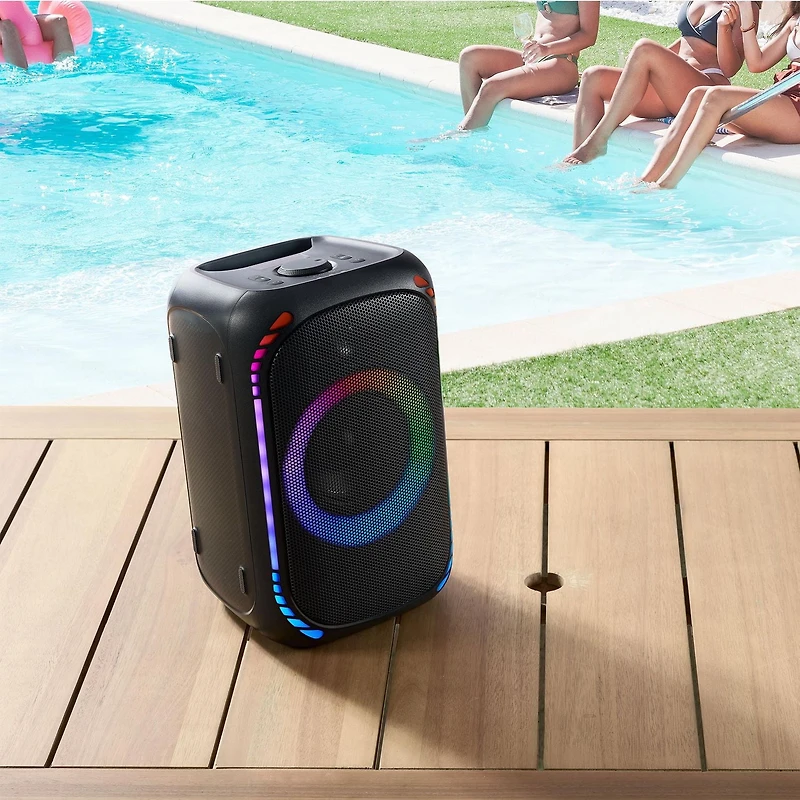 onn. Bluetooth Wireless Party Speaker with Multicolour LED Lighting, 20 Hours Playtime