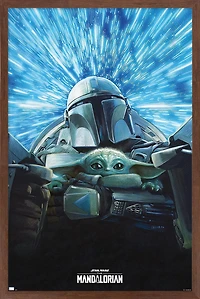 Star Wars: The Mandalorian Season 3 - Lightspeed Wall Poster