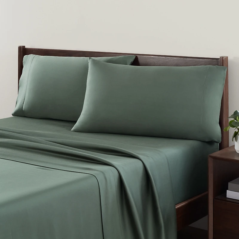 Allswell 300 Contexture doux et soyeux 4 pièces viscose de bambou Ensemble de draps