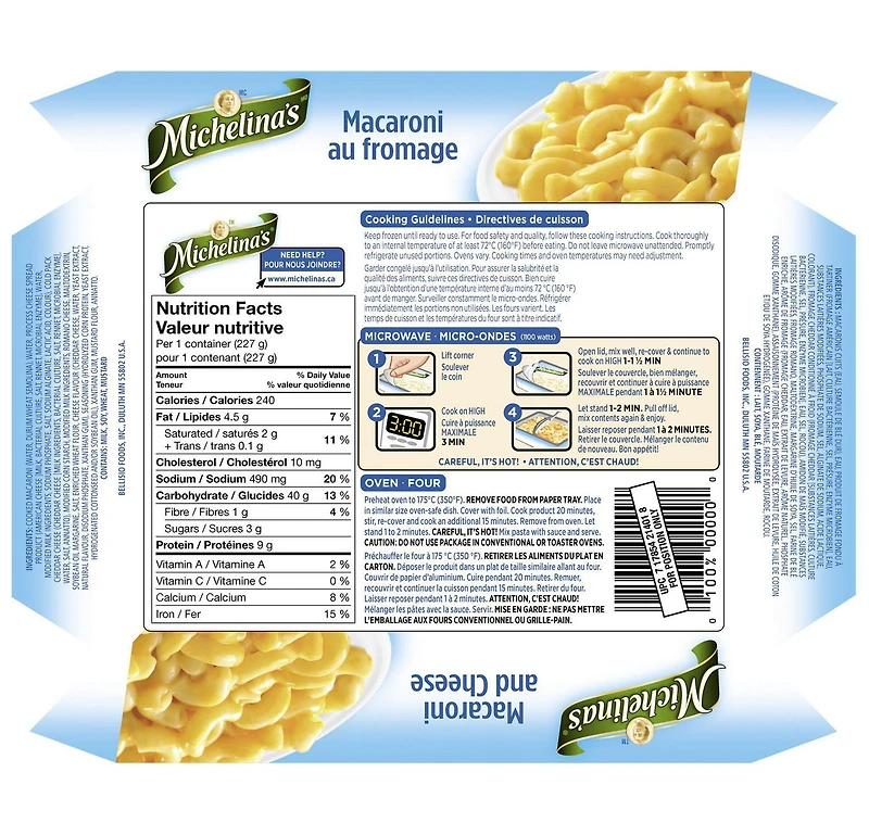 Michelina's Macaroni au fromage léger