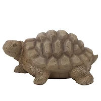 Better Homes & Gardens Statue de tortue 23,6cm x 16,5cm x 12cm Statue de tortue brune