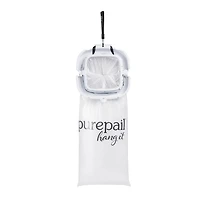 PurePail Hang It Odor-Trapping Diaper Disposal, White