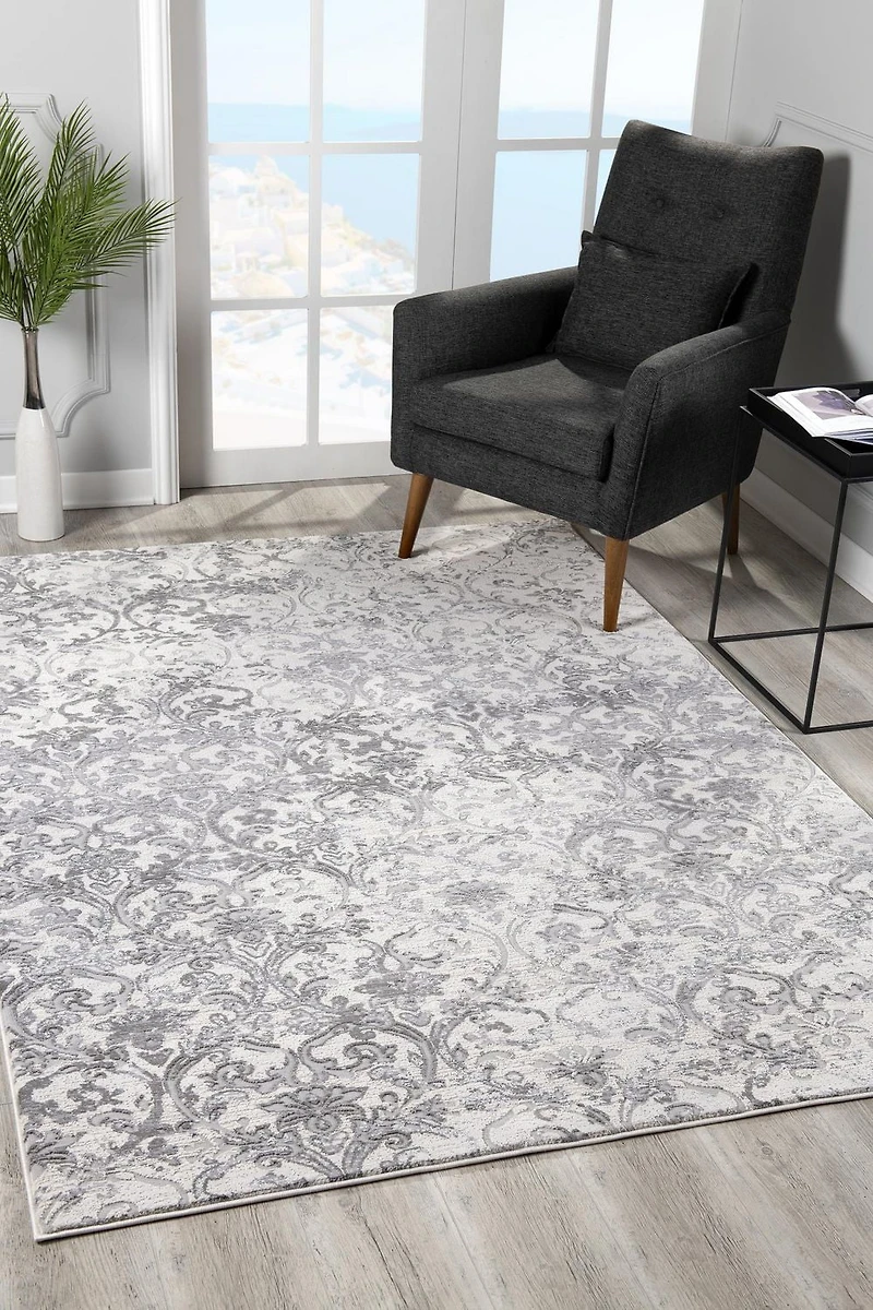 Rug Branch Oasis Collection Tapis moderne damassé