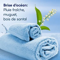 Downy Gentle Soft + Fresh Fabric Softener Liquid, Ocean Mist Scent, Liquid Fabric Softener Designed to be Gentle on Skin