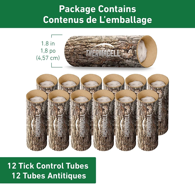 Thermacell Tick Control Tubes - 12 Pack