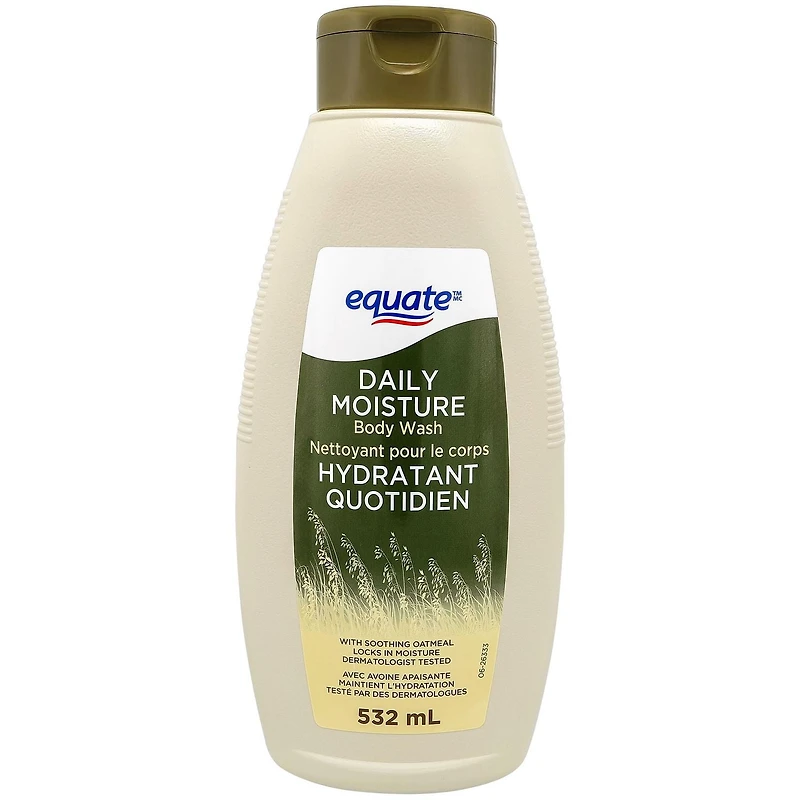Equate Daily Moisture Body Wash with Oatmeal, 532 mL, 532 mL