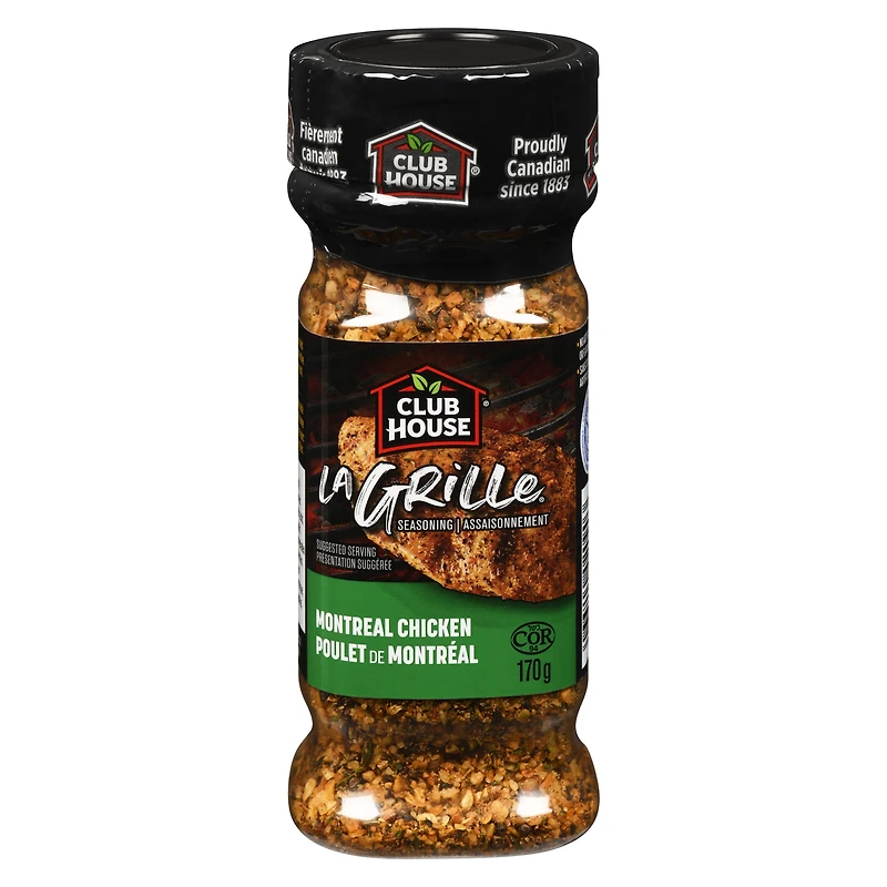 Club House La Grille Assaisonnement Poulet de Montréal, 170 g