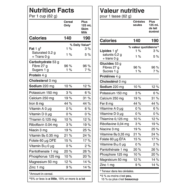 Fibre One Breakfast Cereal, Crunchy Original, High Fibre and Whole Grains, 587 g