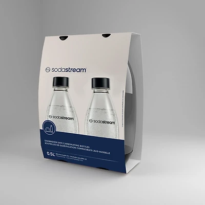 Ensemble de deux bouteilles Fuse de 0,5 L (noir) – Va au lave-vaisselle Bouteille Fuse DWS 0,5L Noire