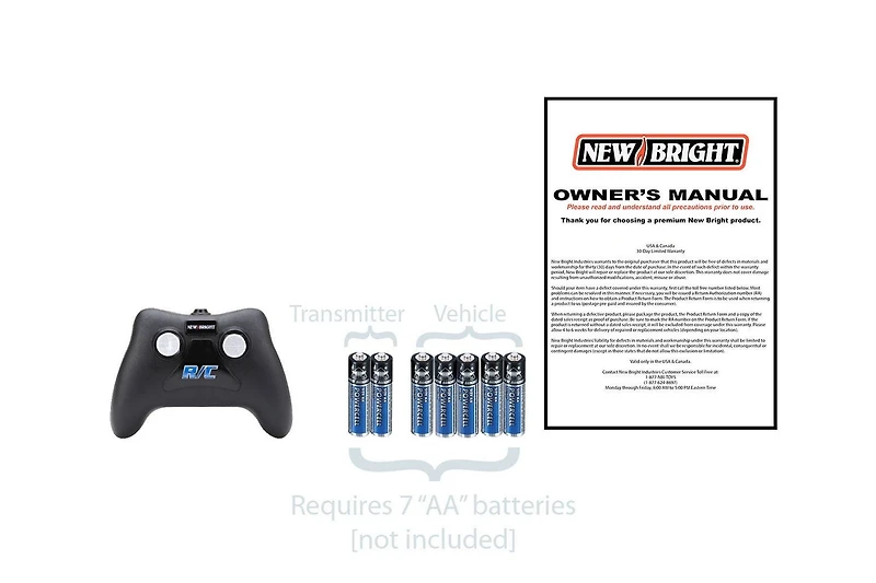 Nouveau radiocommande Polaris General 1000 ATV Bleu 1/13