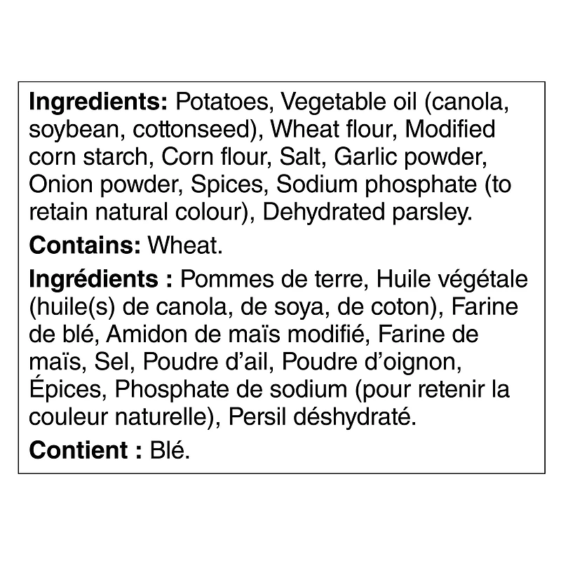 Frites savoureuses 9 minutes Style BistroMC McCainᴹᴰ 600g