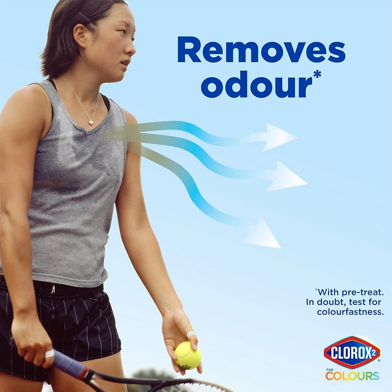 Clorox 2® for Colours, Stain Remover & Laundry Additive, 2.6L, Bleach Free, Colour Booster