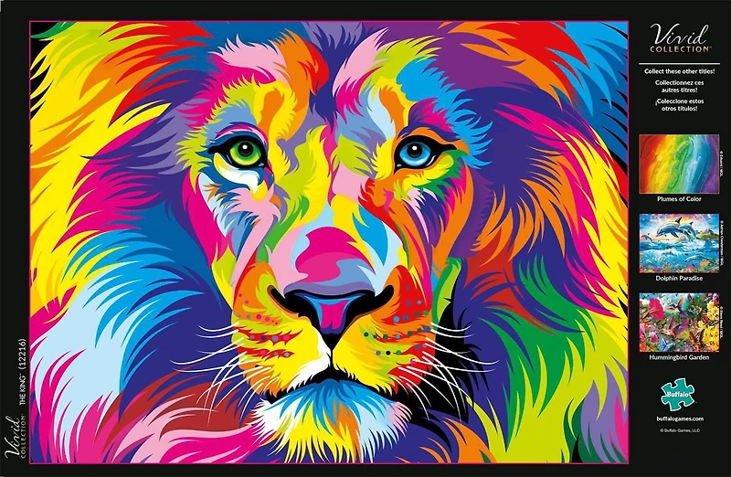 Buffalo Games - Vivid Collection - The King - 1000 Piece Jigsaw Puzzle