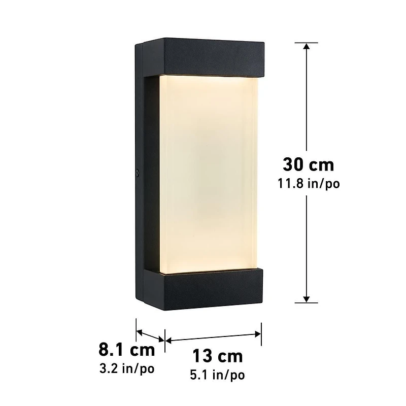 Artika Glacier LED Integrated Wall Light