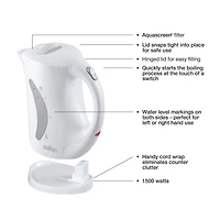 Salton bouilloire électrique 1,7 litre – blanc – 1500 watt