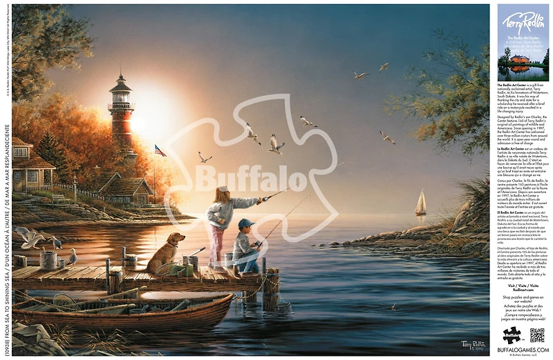 Buffalo Games From Sea to Shining Sea Puzzle imbriqué de 1000 pièces pour adultes de 14 à 99 ans