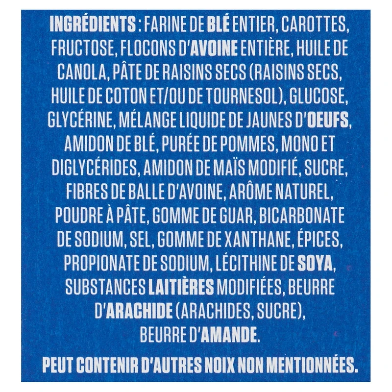 Muffin Max Barres Muffin Carottes