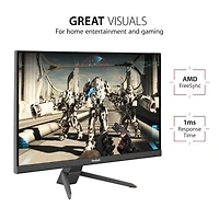ViewSonic Entertainment VX2467-MHD 24", 1920 x 1080, Black, VX2467-MHD