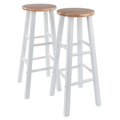 Winsome Element 29" Bar stool Natural/White