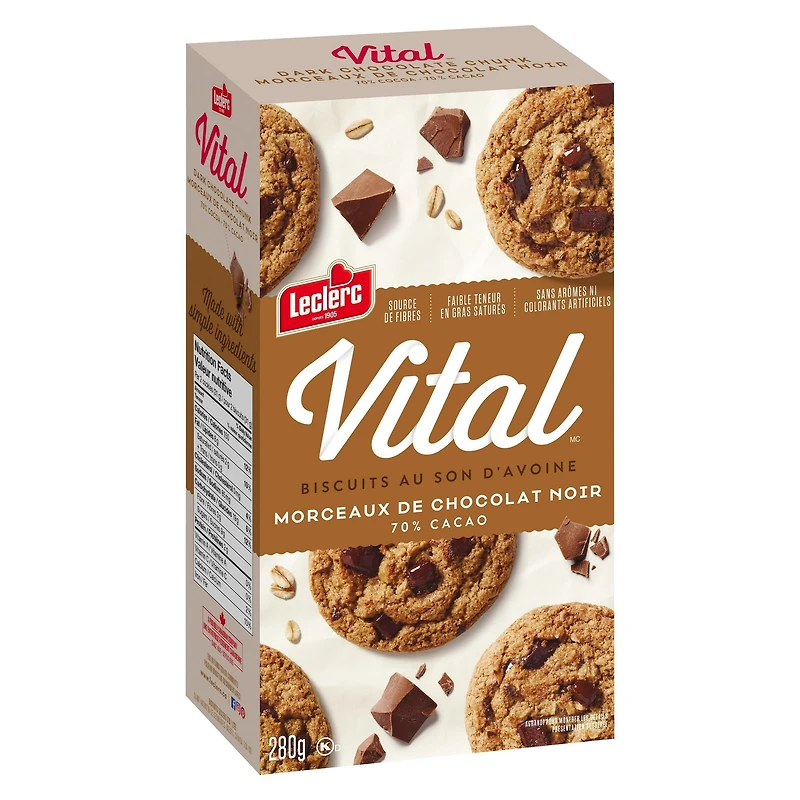 Vital Dark Chocolate Chunk Cookies