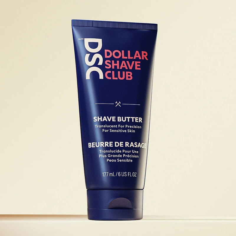 Dollar Shave Club for a Precise Shave Translucent Shave Butter, 177ml Shave Butter
