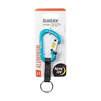 SlideLock® KeyRing Aluminum - Blue